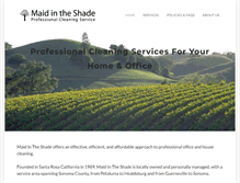 Tablet Screenshot of maidintheshade.net